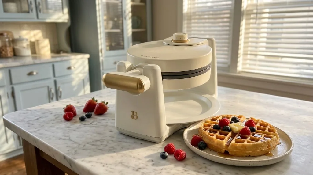 Le Brunch Parfait du Week-End : Gaufrier Rotatif Belge 180° & Accessoires de Pâtisserie Épurés