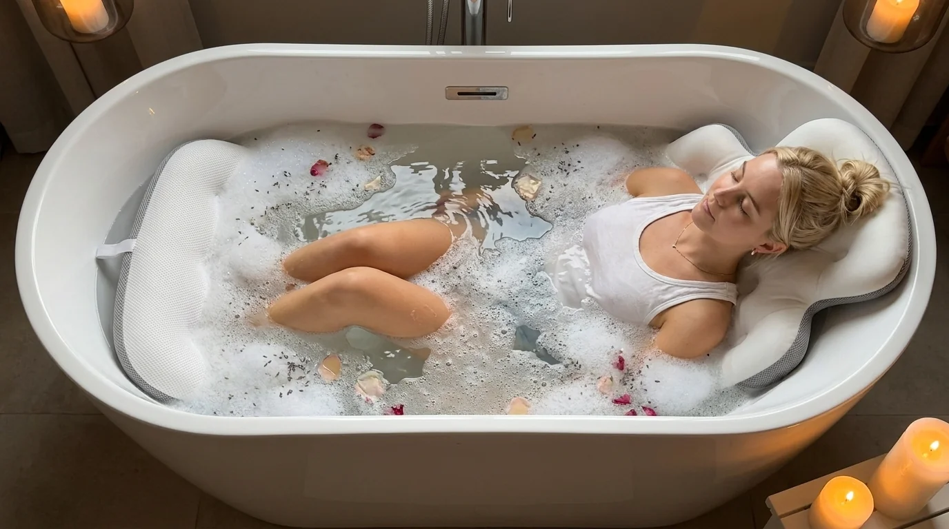 VOXOR matelas coussin de baignoire integral epais soutien dos et nuque